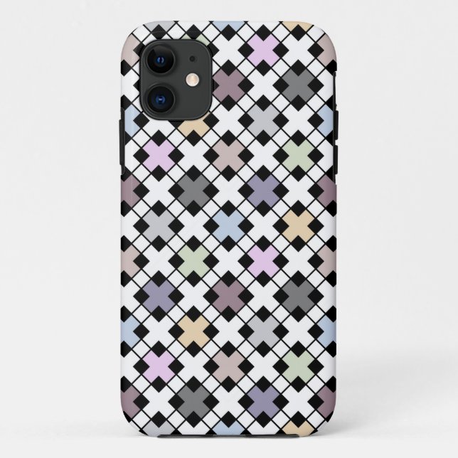  Geometric pattern multicolored Case-Mate iPhone Case (Back)