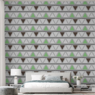 Geometric pattern of triangles wallpaper