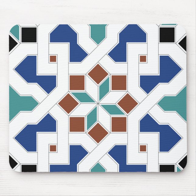 Geometric Pattern - Oriental Design Pt.4 Mouse Pad (Front)