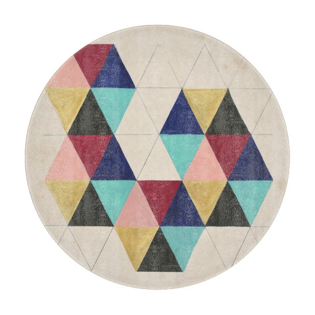 Geometric Pattern Play III Cutting Board (Front)