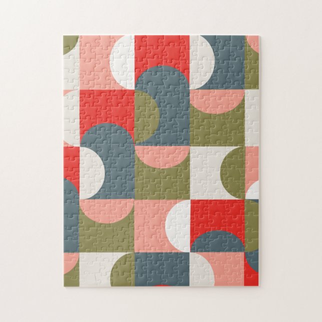 Geometric Pattern Puzzle (Vertical)