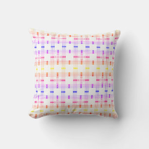 Geometric Pattern Squares Lines Filter Cushion