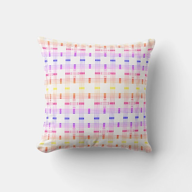 Geometric Pattern | Squares | Lines | Filter | Cushion (Front)