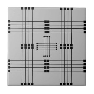 Geometric Pattern   Squares   Lines   Gray   Tile