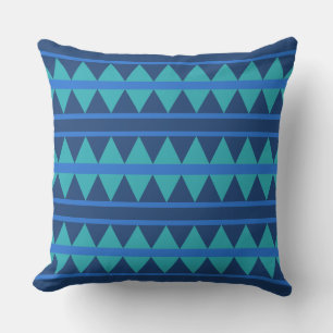 Geometric pattern throw pillows