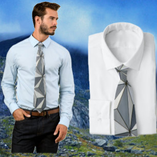 Geometric Pattern Tie
