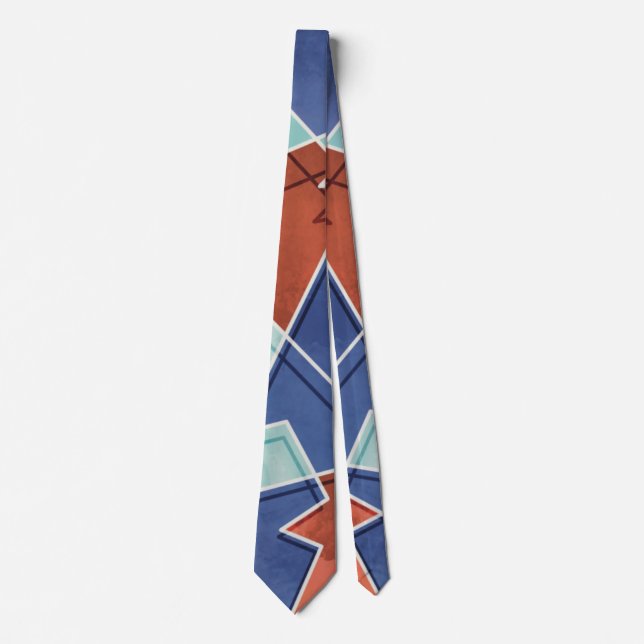 Geometric Pattern Tie (Front)