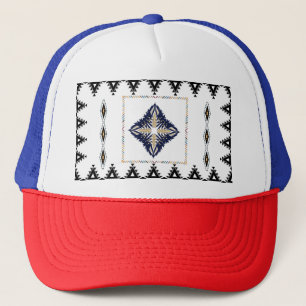Geometric Pattern  Trucker Hat