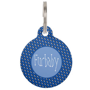 Geometric Patterned Pet Tag