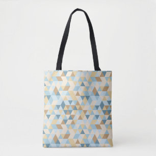 Geometric Patterned Tote Bag