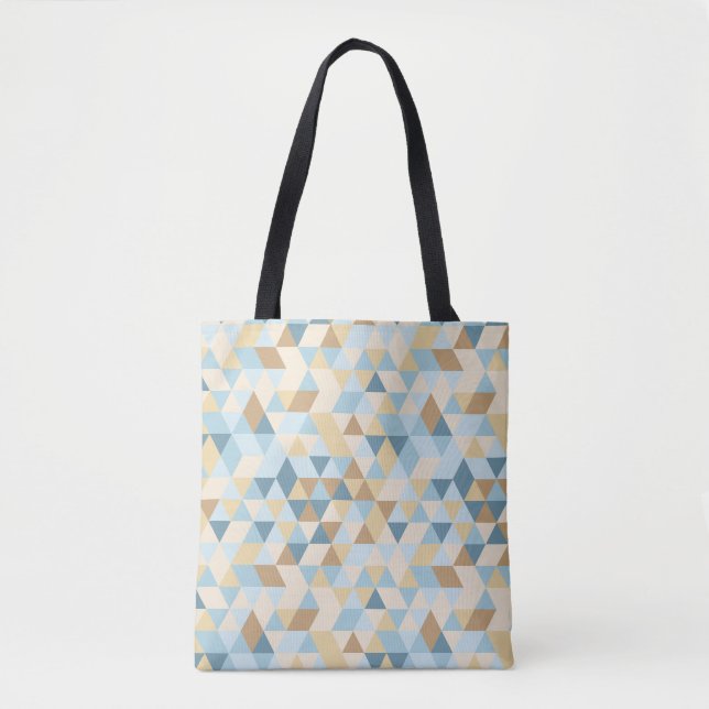 Geometric Patterned Tote Bag (Front)
