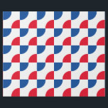 Geometric Patterns Camouflage Red Blue White Cool Wrapping Paper<br><div class="desc">Designed with cute colourful red,  blue patterns in solid white background. You may change to any background colour as you wish. Great for birthdays,  holidays or any celebrations or patriotic events!</div>
