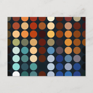 Geometric Patterns Change of Address Postcard