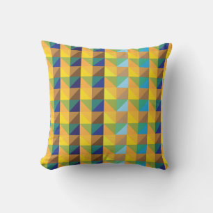 Geometric patterns cushion