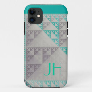 Geometric Patterns & Custom Monogram Case-Mate iPhone Case