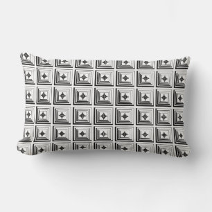 Geometric Pendant Pattern Lumbar Cushion