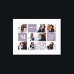 Geometric photo graduation personalised gift canvas print<br><div class="desc">Geometric photo graduation personalised gift. Colour can be changed. Part of a collection.</div>