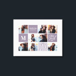 Geometric photo graduation personalised gift canvas print<br><div class="desc">Geometric photo graduation personalised gift. Colour can be changed. Part of a collection.</div>