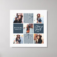 Geometric photo graduation personalised gift