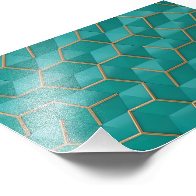 geometric photo print (Corner)