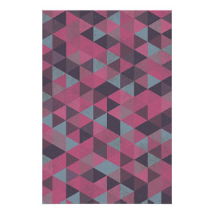 Geometric Pink Poster