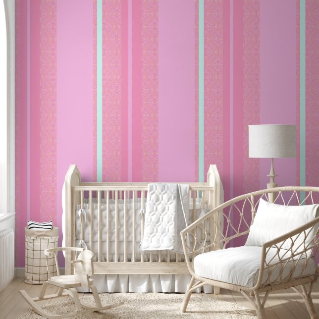 geometric pink wallpaper (Kids)