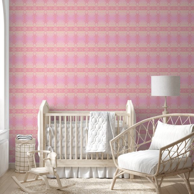 geometric pink wallpaper (Kids)