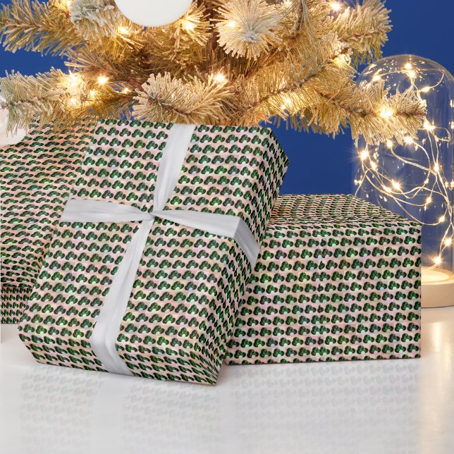 Geometric Play: Checked Lawn Bowls in Block Art Wrapping Paper (Holidays)