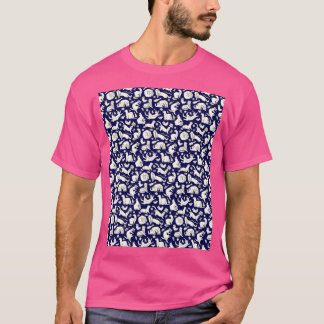 Geometric playful ferrets pattern  T-Shirt