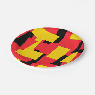 Geometric Pleasure Paper Plate