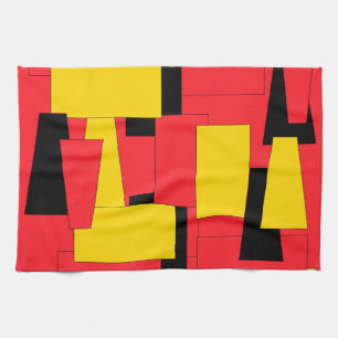 Geometric Pleasure Tea Towel