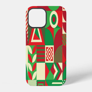Geometric Pop: Colourful Abstract Tiles. iPhone 12 Case