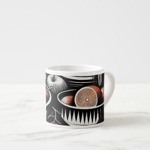Geometric Pottery Espresso Cup