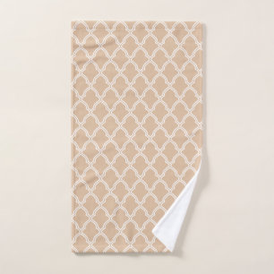 Geometric Print Hand Towel