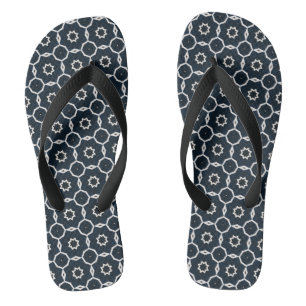 Geometric printed jandals