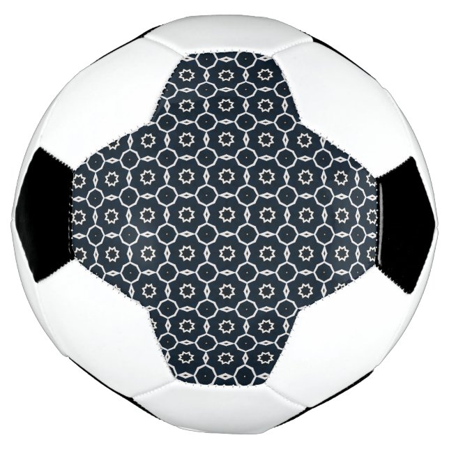 Geometric printed soccer ball (Rotated)