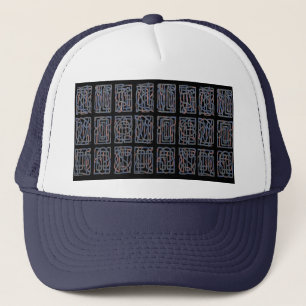 Geometric Pulse Foam Trucker Hat