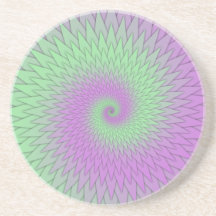 Geometric Purple and Green