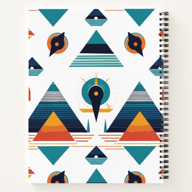 Geometric Pyramids Notebook (Back)
