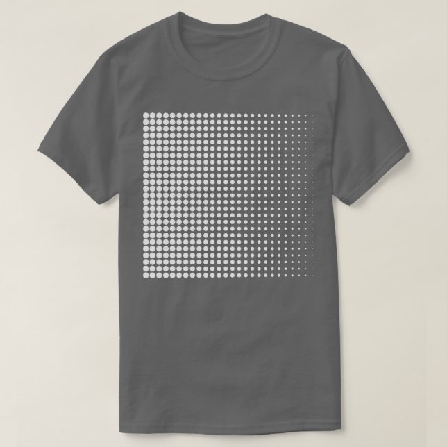 geometric raster square design T-Shirt (Design Front)