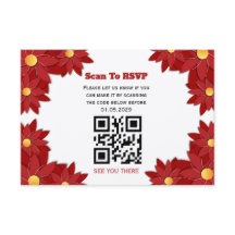Geometric Red and Gold Floral