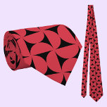 Geometric Red Black Pattern         Tie<br><div class="desc">Find out about modern blob swatch pattern designs on most products.</div>