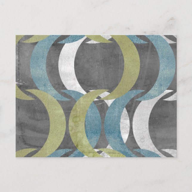 Geometric Repeat I Postcard (Front)