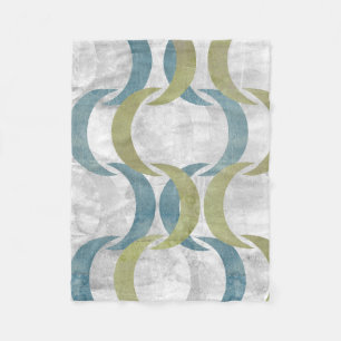Geometric Repeat III Fleece Blanket