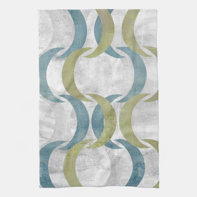 Geometric Repeat III Tea Towel (Vertical)