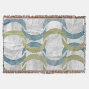 Geometric Repeat III Throw Blanket