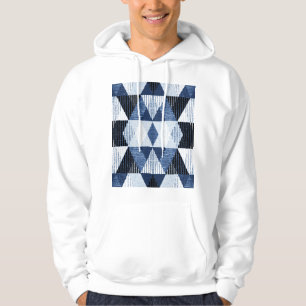 Geometric Repeat: Textured Background. Hoodie