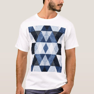 Geometric Repeat: Textured Background. T-Shirt
