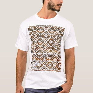 Geometric repeat, textured background T-Shirt