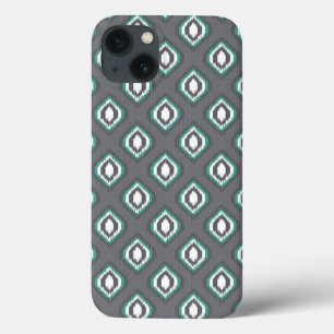 Geometric retro ikat tribal pattern iPhone 13 case